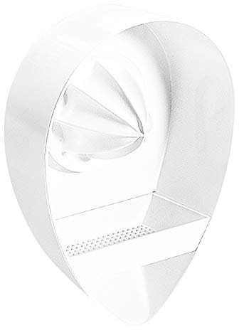 Carkio - Spremiagrumi con alesatore e cestello di ricambio per spremiagrumi, compatibile con la maggior parte dei miscelatori per cucina domestica, colore: Bianco