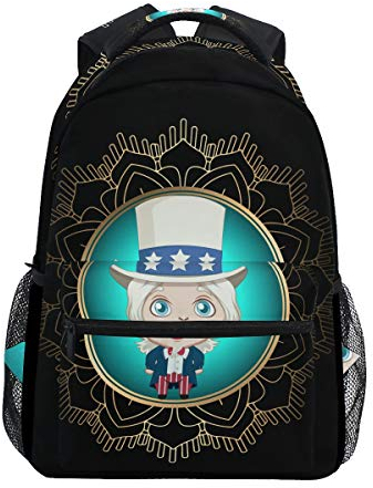 Süße Arzt Dame Schulter Student Rucksacks Bookbags Kinderrucksack Büchertasche Rucksäcke für Teen Mädchen Jungs