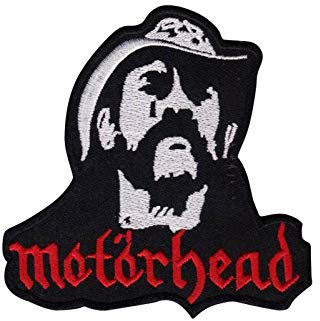 LipaLipaNa Motoerhead Lemmy Aufnäher Besticktes Patch zum Aufbügeln Applique