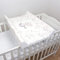 Baby Harte Basis Wickelunterlage/Wechsler 70 x 50 cm passend für 120 x 60 cm Kinderbett (Pfau)