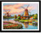 DIY 5D Diamant Painting Bilder Voll kit Windmühle am Wasser 45x60cm/18*24in Kreuzstich Diamant Malen nach Zahlen Erwachsene/Kind Diamant Stickerei Kristall Strass Art Diamond Painting home wall decor