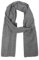 Zwillingsherz Schal aus 100% Kaschmir - Hochwertiger Strickschal Uni im Waffle Design für Damen Jungen Mädchen - XXL Hals-Tuch und Damenschal - Strick-Waren für Sommer und Winter - mgrau