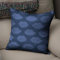 Le Jardin du Lin Kissen Zierkissenbezug Kissenbezug, Blau Dekoration, Für Zuhause Autos Büro Sofa Wohnzimmer Couch Schlafzimmer Dekor, 50x50 Cm - Entworfen und hergestellt in der Türkei