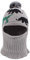 XIAOHAWANG Baby Wintermütze Junge Strickmütze Baby Mädchen Mütze Mit Bommel Baby Junge Beanie Mütze (Gris Dinosaure, 6-36Monate)