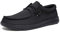 Bruno Marc Mocasines para Hombre Planos Mocasines sin Cordones Zapatos Clásicos Casual de Confort Suave Negro BLS211 Talla 44.5EU/11US