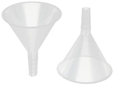 2 pezzi 6 cm bocca Dia pulizia laboratorio liquido acqua olio in plastica imbuto trasferimento strumento di riempimento