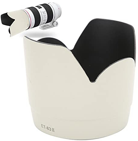 VBESTLIFE Kamera-Gegenlichtblende,Kompatibel mit EF 70-200mm F2.8 L USM Objektiv, ET-83 Reversibler Kamera-Gegenlichtblende-Schutz
