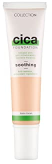 Collection Cosmetics Hydrating Medium Coverage Cica Foundation angereichert mit Anti-Rötungen, vegane Foundation, 30 ml, Elfenbein