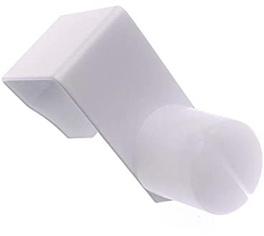 DécoProfi Klemmträger/Zubehör Plissee, Metall Weiß - für eine Falzstärke von 20-25 mm, 4 Stück