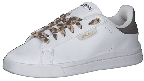 Adidas Tennis Court Silk, FTWR White/FTWR White/Gold Met., GW1453, 40 2/3 EU
