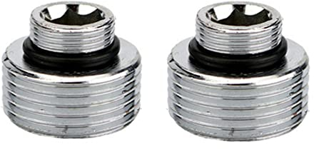 Adattatore per Rubinetto in Ottone - Filettatura Maschio per Bagno, Aeratore per Lavandino, Adattatore Aeratore per Purificatore d'Acqua (M18 X G1/2)