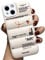 GaraiCkeey Sports Shoes Brand Puffer Silicone Phone Case for iPhone 14 6.1 inch, Sneakers Ins Classic Cool Label Pattern Soft TPU Full Body Protective Puffy Cover for iPhone 14 (White)