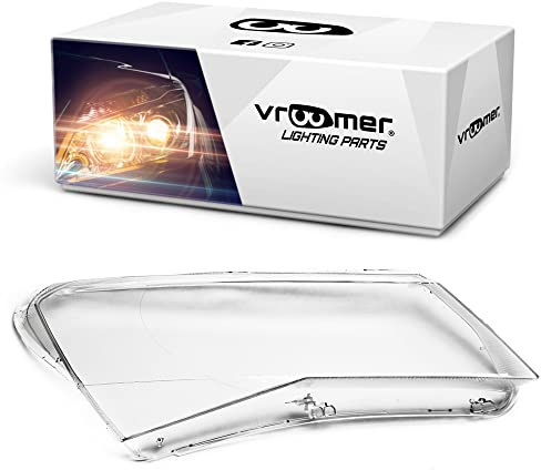 VROOMER Scheinwerferglas kompatibel mit Skoda Superb III B8 Typ 3V vor dem Facelift 2015-2019 Lichtscheibe Scheinwerfergläser Frontscheinwerfer Streuscheibe rechts