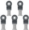 SabreCut SCFN35B_5 - 5 lame bimetalliche (BIM), lunga durata, 18 TPI, 35 mm x 40 mm, per utensili multifunzione Bosch Fein Starlock/Starlock Plus e Starlock Max, sistema di montaggio e accessori