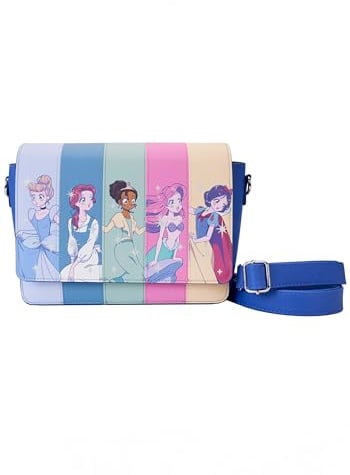 Loungefly Disney Princess Disney-Prinzessinnen Manga Stil Damen Handtasche Mehrfarbig PU