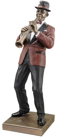 Veronese Jazz Klarinettist Geschenk für einen Musiker, der Klarinette spielt 30 cm