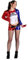 Harley Quinn Suicide Squad Costume déguisement Fille Femme Adulte Original DC Comics (Taille S)