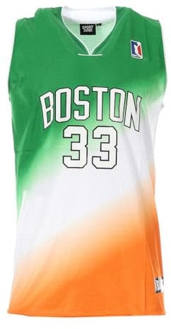 Sport Zone Basketball-Trikot grün/orange Herren Boston, grün, XL
