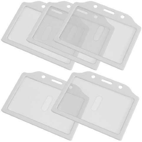 Jeenuuder Jeenuuder(R)5 Stueck Plastik Visitenkarte Case Kreditkarte Halter fuer Studenten -