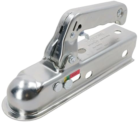 Unbraked Trailer Pressed Steel Hitch Coupling For 50mm Box Max 800 Kgs