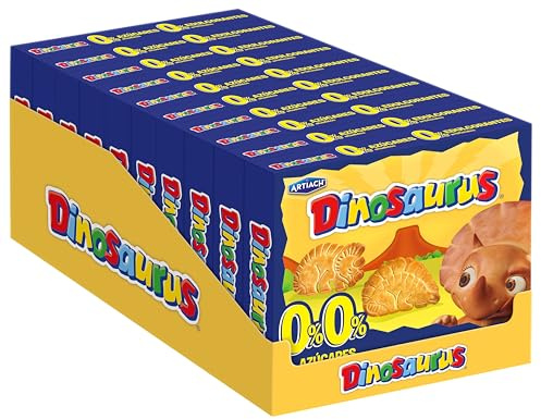 Galletas Dinosaurus 0%0% 185gr (Pack de 12). Total 2,65kg - Dinosaurus