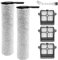 DianSung Spazzole Rullo + filtro per Tineco Floor One S7 Steam aspirapolvere per liquidi e asciutti Parti di ricambio, set di accessori 2 Rulli per spazzole + 3 Filtri + 1 Spazzola pulizia