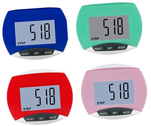 POPETPOP Multifunktionaler Schrittzähler Für Und Damen Tragbarer Fitness Tracker Mit Kalorienzählung Und Großen Display Für Lauf Und Gehtraining Langlebig Und Benutzerfreundlich