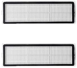 Clynex Boîte de Poubelle et Filtre Hepa de Remplacement, pièces de Rechange for aspirateur Robot Xiaomi, Mijia 1C 1T, Dreame, F9 Récipient à poussière pour aspirateur(2pcs)