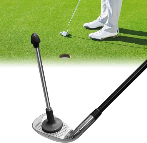 shirylzee Golf Alignment Rods Magnetic Golf Club Alignment Stick Chipping Assist Correction Stick Visualize Professional Magnet Lie Angle Tool