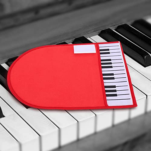 Bamjour Klarinette Reinigungstuch, Gitarre Mikrofaser -Stoff Handschuh Klavier Reinigung Handschuh Gitarrenreinigung Tuchflöte Reinigungstuch für Gitarrenbass Geige Piano Messing Trompete Saxophon