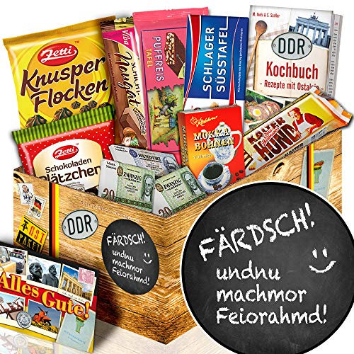 Feierabend/Geschenkidee mit Spruch/Ost - Set Schokolade