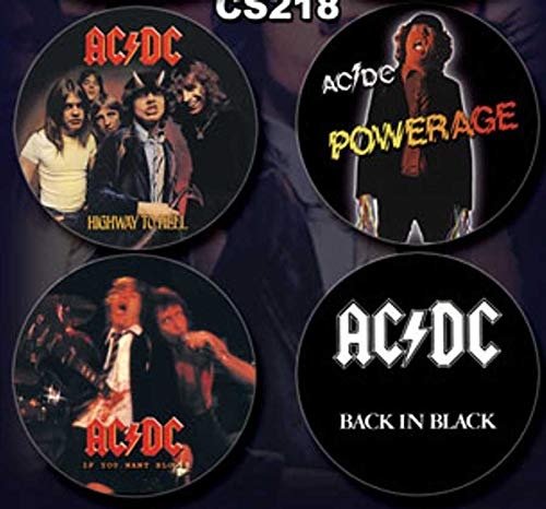 AC/DC Untersetzer 4er Set selten