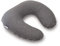 Doomoo Stillkissen Softy - Lagerungskissen Baby, 150cm inkl. Bezug aus Bio-Baumwolljersey, mit feiner EPS-Mikroperlenfüllung, Oeko-TEX® Standard 100, Chine Anthracite