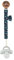 Kaloo - K'Doux - Schnullerkette aus Stoff und FSC-Holz - Zwei Materialien Weiche Baumwolle und Musselin - Baby-Schnullerhalter - 16,5 cm - Natur-Motiv - Ab Geburt, K216003