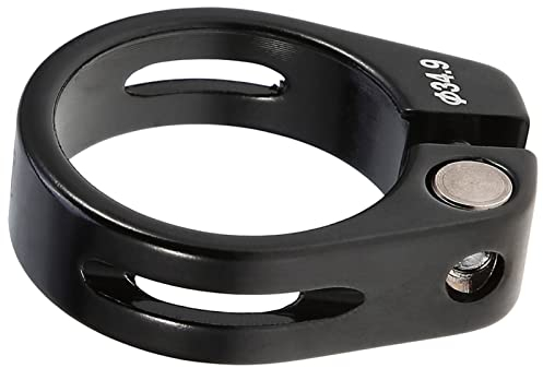 Ejoyous Fahrrad Sattelklemme 34,9 mm, Fahrradsattelstützenklemme Fahrrad Sattelstützenklemme Aluminiumlegierung Fahrrad Sattelstütze für die meisten Mountainbikes Rennräder (schwarz)