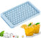 PTaizjjz Mini Round Ice Cube Tray with Lid Ice Ball Molds for Freezer 104pcs Sphere Ice Making Mold Circle Ice Chilling Cocktail Whiskey Tea Coffee