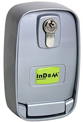INDEM Caja blindada exterior de pared para automatización persiana enrollable con desbloqueo