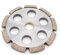 LeTkingok Lame de Scie de Coupe de Roue de Rainurage en V en Béton, Outils de Coupe de Diamant de Rainurage de Sol de Machine à Rainurer(125x10x22.23MM)
