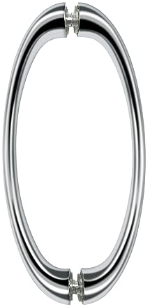 CKB Duschgriff für Glasdusche, 145 mm Lochabstand Duschkabinen-Griffe, passend für 5-8 mm Glas, 1 Paar, verchromt