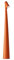 LUXUS - Tischleuchte Touch Deluxe - Madelief - Orange - H35 x Ø5 - Terrassenlampe - Schreibtischlampe - LED - Wiederaufladbar - Dimmbar - Kabellos - Batteriebetrieben - Tischlampe für innen und außen