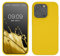 kwmobile Handyhülle für iPhone 14 Pro Hülle, für iPhone 14 Pro Case - Hülle Silikon - kabelloses Laden - Strahlend Gelb