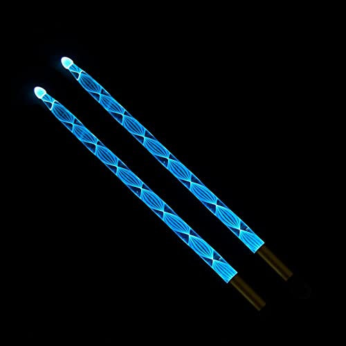Lumineuse | Baguettes de Batterie Lumineuses à LED - 12 Couleurs allument alternativement Les Baguettes de Batterie, Les Baguettes de Batterie Cool Kids, Les Baguettes de Batterie