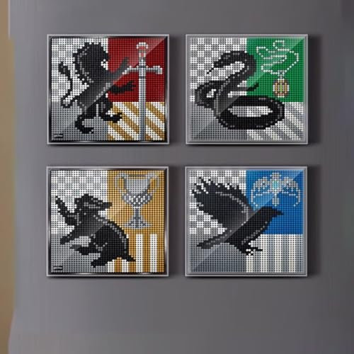 Geeignet für LE-GO Mosaik-Pixel-Bilderrahmen, Fotorahmen, Displaybox 31201, staubdichte Displaybox, keine Bausteine