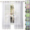 GAIFNAG Rideaux de Porte Chenille 100 x 220 cm Isolation Lumiere Anti UV Decoration Rideaux Franges Paillette pour Porte Fenetre Dressing Salon, Blanc