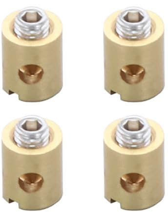 Mtanlo Serre Câble de Gaz Ø5x6mm Accélérateur Carburateur Poignée Tirage Rapide, Serre Cable velo Set de 4 Serre-Serre, pour Scooter 50cc Mob Moto, Divers Véhicules et Outils de Jardin