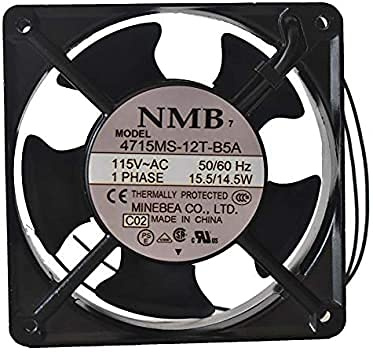 LMNCBVYA 4715MS-12T-B5A 120mm AC Fan - 15.5/14.5W for Efficient