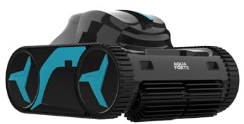 AquaForte M60 Wireless Pool Cleaner, automatische Reinigung mit 6 Stunden Akkulaufzeit, Poolreinigung, kabelloser Poolroboter, über App steuerbar/programmierbar, geeignet für Pools bis zu 6 x 20 Meter