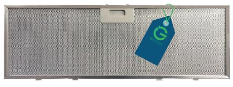 G GRIMALDI GRI0077330A Filtro Alluminio Cappa 560x200x9 mm Compatibile con Elica Turboair 50225031 — Filtro Antigrasso Lavabile Made in Italy Per Cappe BOX IN