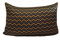 COVERBAGBCN- Cojín Rectangular Anti-Estrés Relax | Alivio Cervicales y Lumbares | Relleno de Bolitas Confortables | Tejido Lycra Suave al Tacto | Lavable en Máquina | 36x25 cm (Zig-Zag)