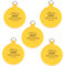5x Invisible 100mm Disc Picture Adhesive Hangers For 12 Plates